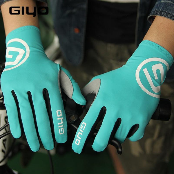 Planet Gates Cycling Gloves Long Full Fingers Sports Touch Screen Gel Sports Women Men Summer long finger gloves  MTB Road Riding Racing
