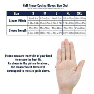 Planet Gates Cycling Gloves Men Women Road Racing Half Finger Summer Mittens Non-Slip Reflective Outdoor Sport Adult MTB Bike Glove