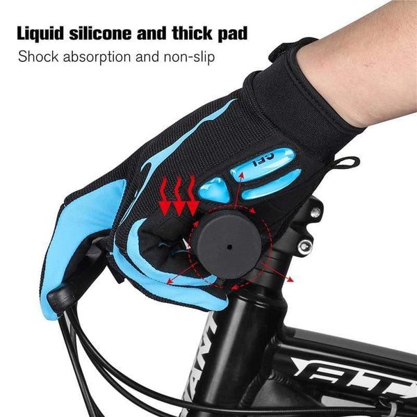 Planet Gates Cycling Gloves Men Women Sports Full Finger GEL Bike Gloves Touch Screen Windproof Warm MTB Road Bicycle Gloves