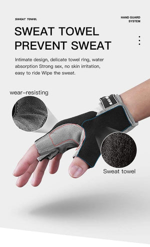 Planet Gates Cycling Gloves Non-slip MTB Gloves Mountain Bike Half Finger Gloves Men Summer Bicycle Gym Fitness Sports guantes moto