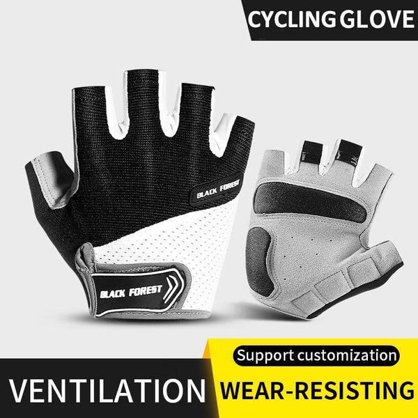 Planet Gates Cycling Gloves Non-slip MTB Gloves Mountain Bike Half Finger Gloves Men Summer Bicycle Gym Fitness Sports guantes moto