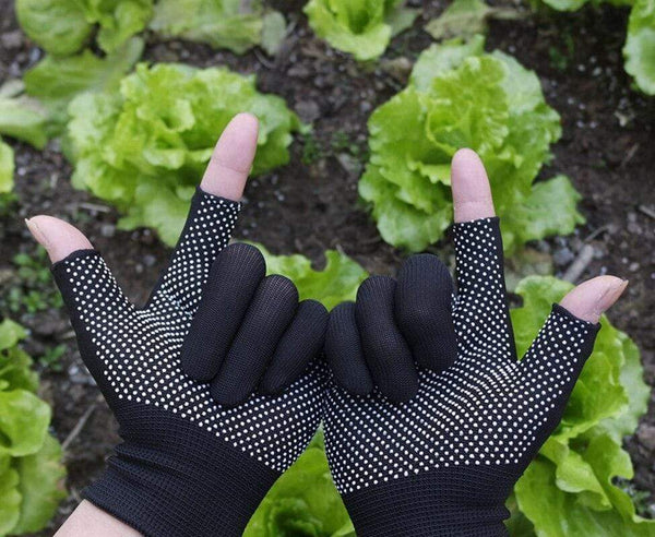 Planet Gates Cycling Gloves Summer Two-half Finger Motorcycle Gloves Sunscreen Fitness Bike Elastic Non-slip Half Finger Gloves Men Women