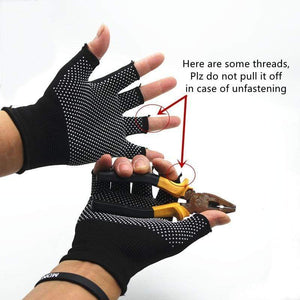 Planet Gates Cycling Gloves Summer Two-half Finger Motorcycle Gloves Sunscreen Fitness Bike Elastic Non-slip Half Finger Gloves Men Women