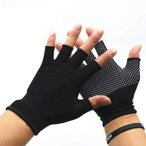 Planet Gates Cycling Gloves Summer Two-half Finger Motorcycle Gloves Sunscreen Fitness Bike Elastic Non-slip Half Finger Gloves Men Women