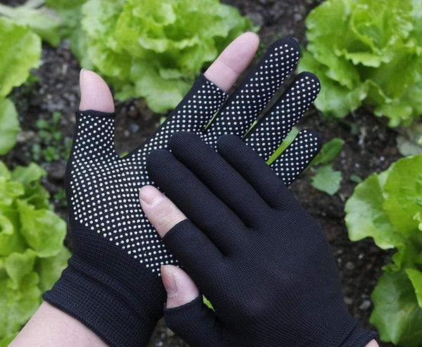 Planet Gates Cycling Gloves Summer Two-half Finger Motorcycle Gloves Sunscreen Fitness Bike Elastic Non-slip Half Finger Gloves Men Women