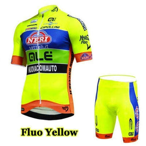 Planet Gates Cycling jersey set Fluo yellow cycling clothing pro team summer ropa ciclismo hombre mtb bike Bicycle maillot ciclismo