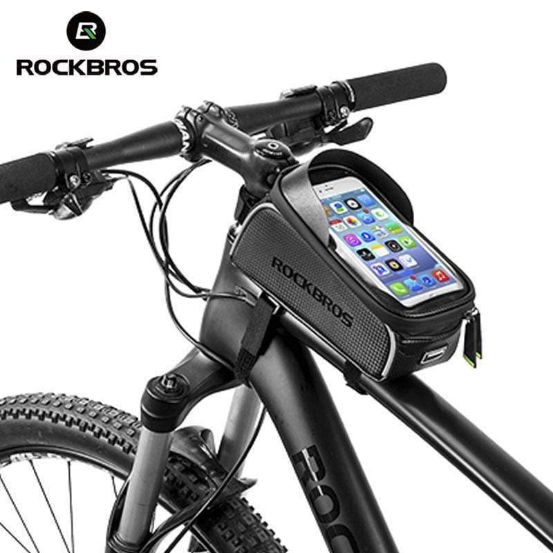 Planet Gates Cycling MTB Bike Bicycle Bag 6" Waterproof Touch Screen Top Tube Frame Saddle Bag Phone Case Bike Bicycle Accessories