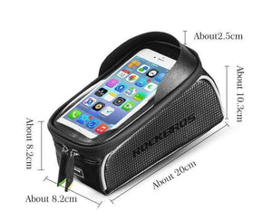 Planet Gates Cycling MTB Bike Bicycle Bag 6" Waterproof Touch Screen Top Tube Frame Saddle Bag Phone Case Bike Bicycle Accessories