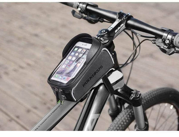 Planet Gates Cycling MTB Bike Bicycle Bag 6" Waterproof Touch Screen Top Tube Frame Saddle Bag Phone Case Bike Bicycle Accessories