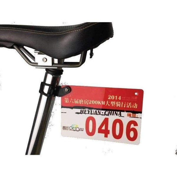 Planet Gates Cycling Racing Bicycle Number Plate Holder for Road Bike Triathlon Racing Card Bracket