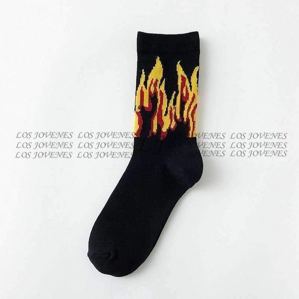 Planet Gates Cycling Socks Men Bike Socks Flame Printed Cotton Running Socks Fiets Sokken Sport Outdoor Bicycle Accessories