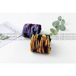 Planet Gates Cycling Socks Men Bike Socks Flame Printed Cotton Running Socks Fiets Sokken Sport Outdoor Bicycle Accessories