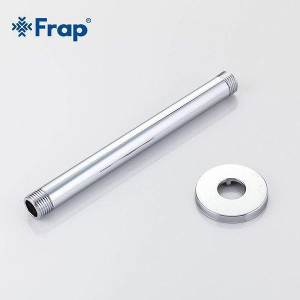 Planet Gates Cylindrical Simple Shower Arm Chrome Concealed Shower Tube Classic Copper Shower Pipe Wall-mounted Top shower BracketY81021