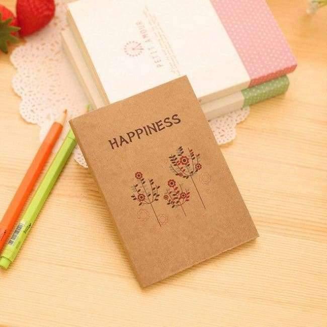 Planet Gates 12 pcs/lot 12x9cm Vintage Happiness Birds And Flower Min Diary Notebook Writing Pads Office School Supplies