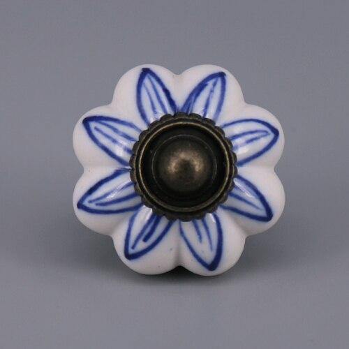 1x Hot selling Pumpkins Knobs Ceramic Kitchen Cupboard Cabinet Wardrobe Baby Children Room Pull Drawer 33mm Porcelain Handle