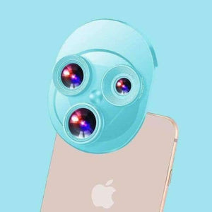 Planet Gates D 360 Rotation Phone Lens Wide Angle + Macro + Fisheye 3 in 1 Camera for Smartphone iPhone Samsung Huawei Xiaomi Mobile