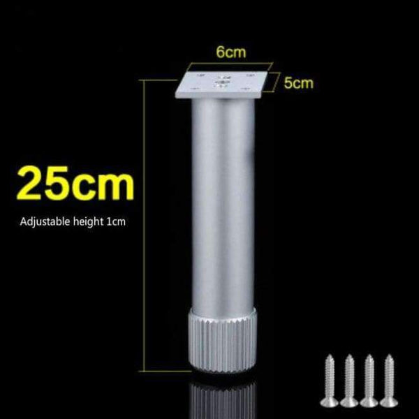 Planet Gates D  4pcs per lot Thick Aluminum Alloy Table Leg Cupboard Sofa Increase Foot Adjustable Multifunction Support Foot Furniture Accessories 4Pcs/lot