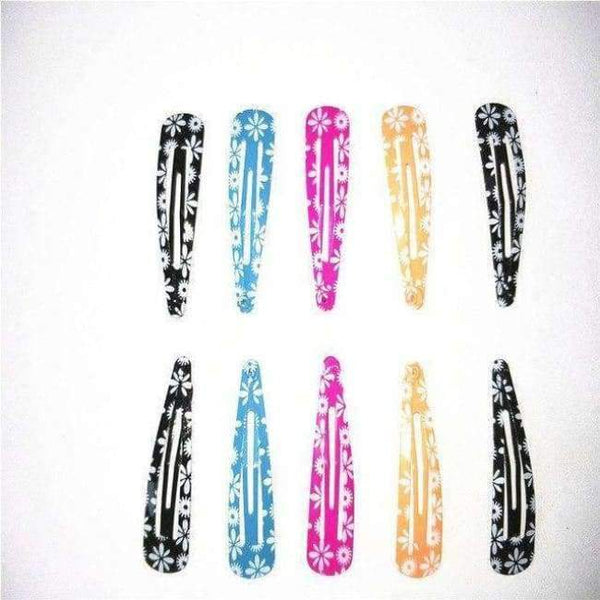 Planet Gates D 50Pcs Fashion Girl Bow Hairpin BB Clip Children Barrette Metal Hairpins Cartoon Flower Hairgrip Women Jewelry Hair Accessories