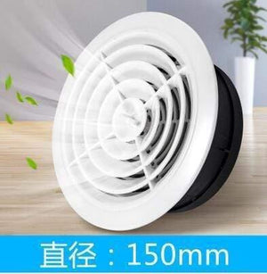 Adjustable round plastic air ventilation cover Fan Outlet Vent Extractor ceiling hole for kitchen bath air outlet fresh system