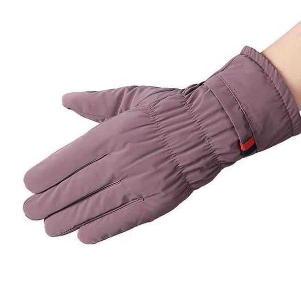 Planet Gates D Bean color / One Size New Female Winter Outdoor Sports Warm Windproof Cartoon Bear Touch Screen Gloves Fashion Women Bow Tie Plush Gloves Mittens 17