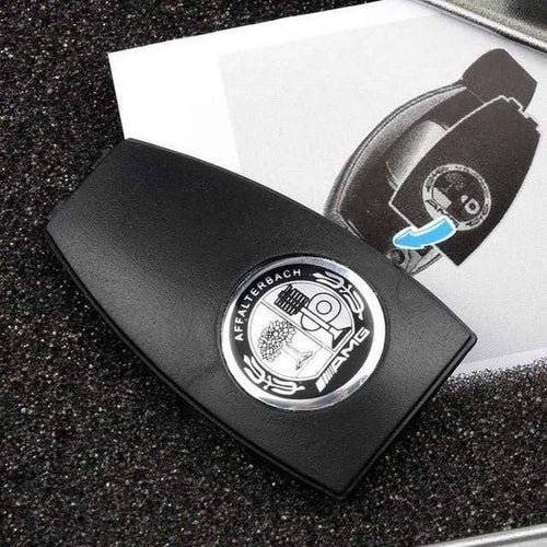 Planet Gates D Car Key Metal Badge Cover Accessories For Mercedes Benz Key Shell Case AMG W204 W212 W218 W221 Auto Remote Apple Tree Rear Cover