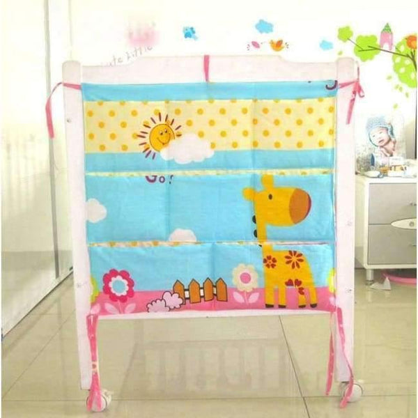 Planet Gates D Cartoon Rooms Nursery Hanging Storage Bag Baby Cot Bed Crib Organizer  60*52cm Toy Diaper Pocket for Newborn Crib Bedding Set