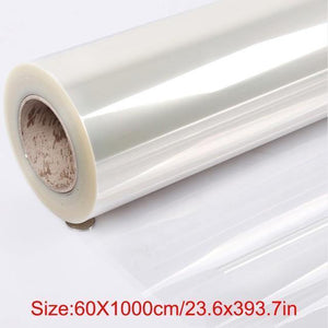 Self-adhesive Transparent Film Marble Wood Desktop Protective Film Tabletop Stickers for Furniture