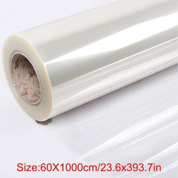 Self-adhesive Transparent Film Marble Wood Desktop Protective Film Tabletop Stickers for Furniture