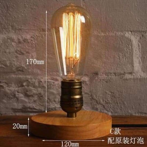 Planet Gates D / Dimmable Novelty abajur retro Edison tungsten bulb lamp table lamp bedroom table decoration bedside lamp birthday gift Night light