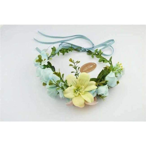 Planet Gates D / free size 2018 Bride Wedding Flower Headband Wreath Hairband Party Flower Girl Hair Accessories Flower Crown garland Flower Headpiece