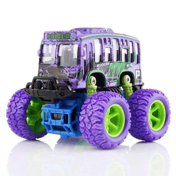 Planet Gates D-inertia 1 Piece Monster Truck Inertia Kids Toy Vehicles Baby Boys Super Cars Pull Back Blaze Truck Children Gift Toys Bus Open The Door