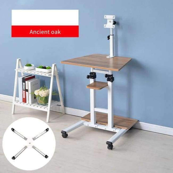 Planet Gates D Multifunctional household computer computer desk standing mobile lazy table can freely lift table.