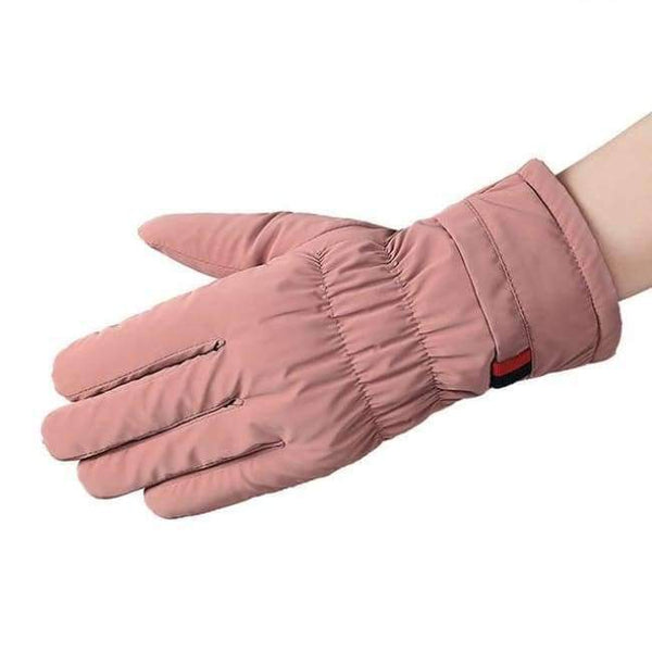 Planet Gates D Pink / One Size New Female Winter Outdoor Sports Warm Windproof Cartoon Bear Touch Screen Gloves Fashion Women Bow Tie Plush Gloves Mittens 17