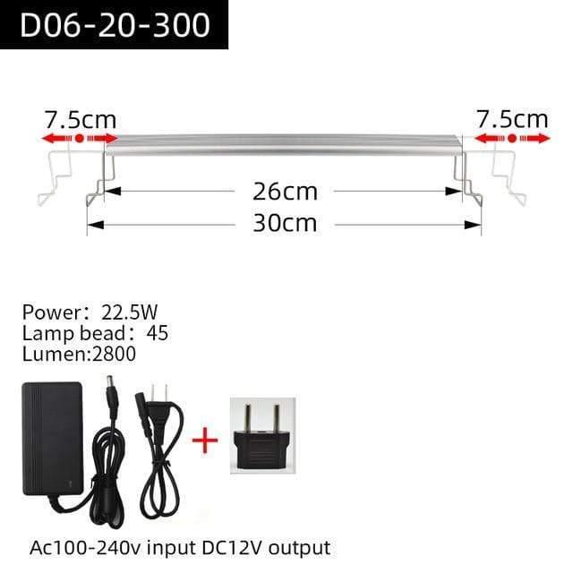 Aquarium Plant grow LED light A series mini nano brief aquarium water plant fish tank metal bracket sunrise sunset