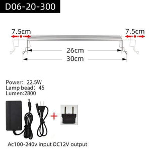 Aquarium Plant grow LED light A series mini nano brief aquarium water plant fish tank metal bracket sunrise sunset