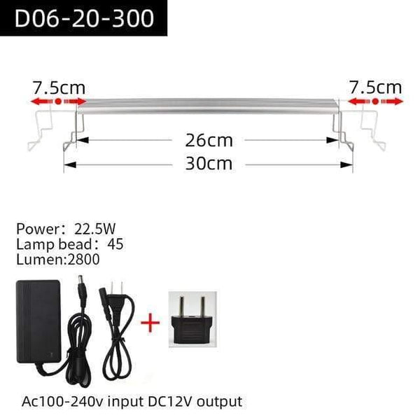 Aquarium Plant grow LED light A series mini nano brief aquarium water plant fish tank metal bracket sunrise sunset