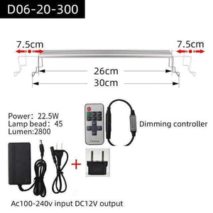Aquarium Plant grow LED light A series mini nano brief aquarium water plant fish tank metal bracket sunrise sunset