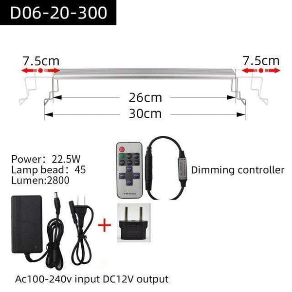Aquarium Plant grow LED light A series mini nano brief aquarium water plant fish tank metal bracket sunrise sunset