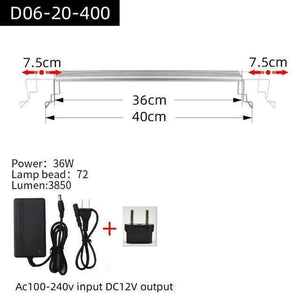 Aquarium Plant grow LED light A series mini nano brief aquarium water plant fish tank metal bracket sunrise sunset