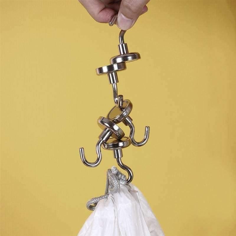 Planet Gates D12 6 Pcs Strong Magnetic Hooks Kitchen Wall Hold Magnet Hooks for Storage and Organization Home Kitchen Accessories