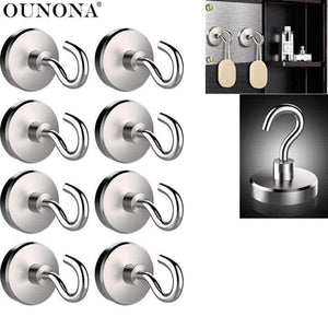 Planet Gates D12 6 Pcs Strong Magnetic Hooks Kitchen Wall Hold Magnet Hooks for Storage and Organization Home Kitchen Accessories