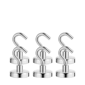 Planet Gates D12 6 Pcs Strong Magnetic Hooks Kitchen Wall Hold Magnet Hooks for Storage and Organization Home Kitchen Accessories