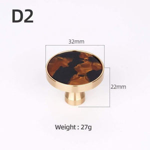 Brass Furniture Handles Elegant Door Knobs and Handles for Cabinet Kitchen Cupboard Drawer Pulls Wall Hanging Hooks Shell Resin