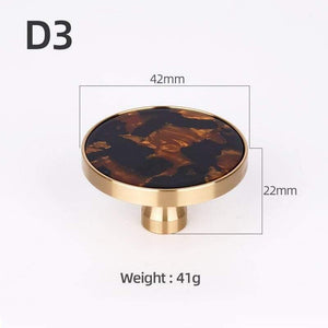 Brass Furniture Handles Elegant Door Knobs and Handles for Cabinet Kitchen Cupboard Drawer Pulls Wall Hanging Hooks Shell Resin