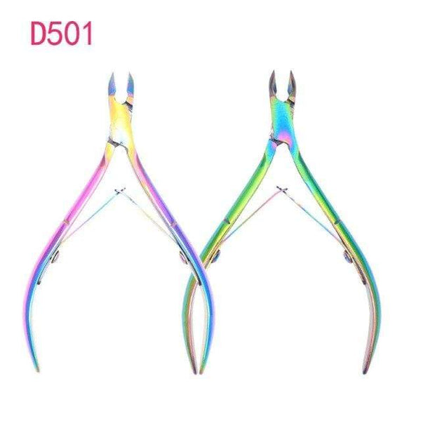 Planet Gates D501 1pcs Double-ended Stainless Steel Cuticle Pusher Dead Skin Push Remover For Pedicure Manicure Nail Art Cleaner Care Tool