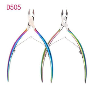 Planet Gates D505 1pcs Double-ended Stainless Steel Cuticle Pusher Dead Skin Push Remover For Pedicure Manicure Nail Art Cleaner Care Tool