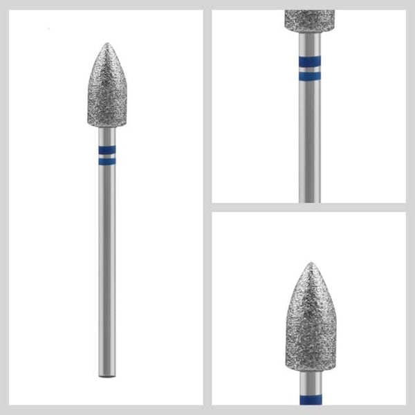 Planet Gates D7 Diamond Nail Drill Milling Cutter Nail Art Drill Bit Cuticle Clean Cutter for Manicure Nail Files Electric Mills Burr Nail Tool