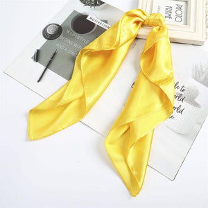 Floral Print Scrunchies Hair Scarf Bohemia Women Ribbon Hairbands Streamers Bow Hair Rope Ties Holder Ponytail Hair Accessories