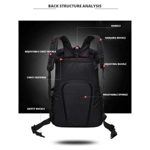 Planet Gates Daily Leisure 40L Bag Travel Backpack Sports Bags Hiking Backpacks Nylon Bag Waterproof Camping Backpacks in Rucksack