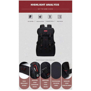 Planet Gates Daily Leisure 40L Bag Travel Backpack Sports Bags Hiking Backpacks Nylon Bag Waterproof Camping Backpacks in Rucksack